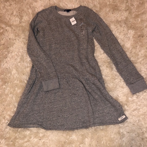 Gray Dress NWT (kids) - Picture 2 of 3